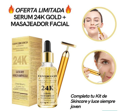 SERUM 24K GOLD + MASEJEADOR FACIAL